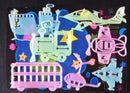 Glow in the dark Cartoon Butterfly Stars Wall Decals childrensterritory