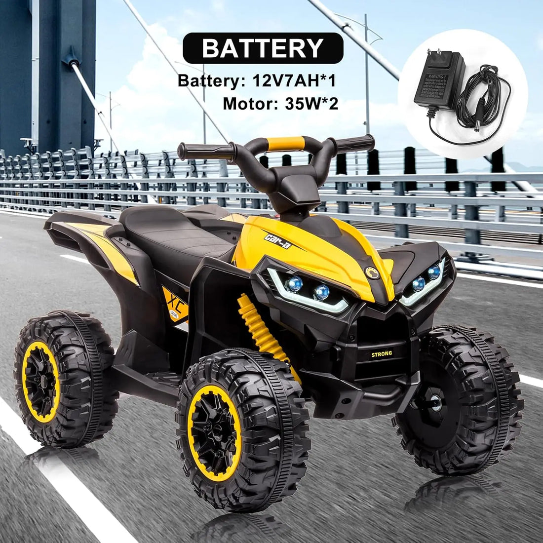 6V Kids Electric Quad ATV 4 Wheels Ride-on Toy
