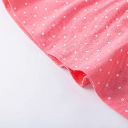 Kids Girls Printed Causal Cotton Polo Dresses for Summer childrensterritory