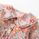Kids Girls Long Sleeve Floral Warm Princess Dresses