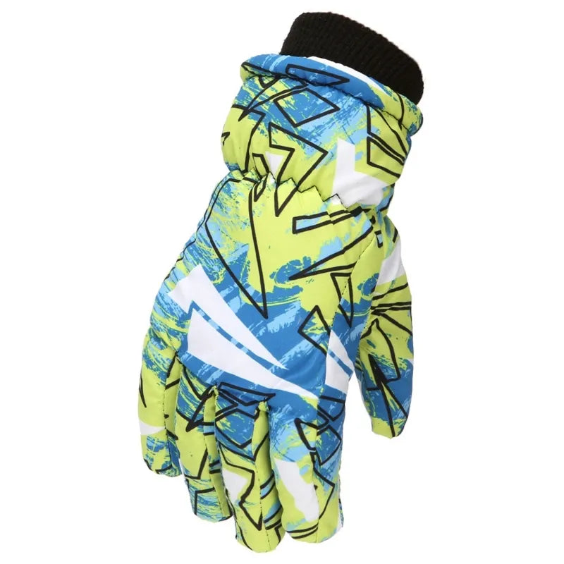 Non-slip Thicken Warm Waterproof Kids Ski Gloves childrensterritory