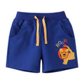 Kids Boys Jungle Theme Print Cotton Short Pants for Summer