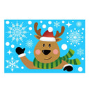 Santa Claus Snowflake Christmas Window/Wall Decals childrensterritory