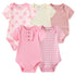 Cartoon Print Sleeveless 5Pieces Newborn Cotton Bodysuits childrensterritory