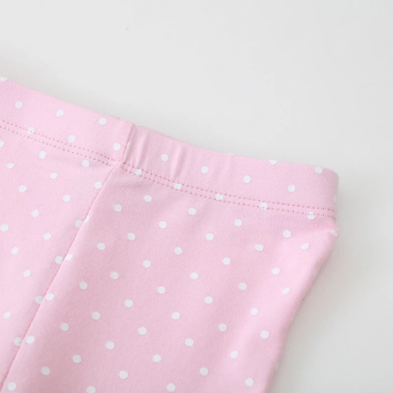 Girls Cartoon Print Colorful Summer Leggings childrensterritory
