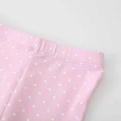 Girls Cartoon Print Colorful Summer Leggings childrensterritory