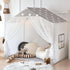 Large Playhouse Tent with Pompoms Door Curtains childrensterritory