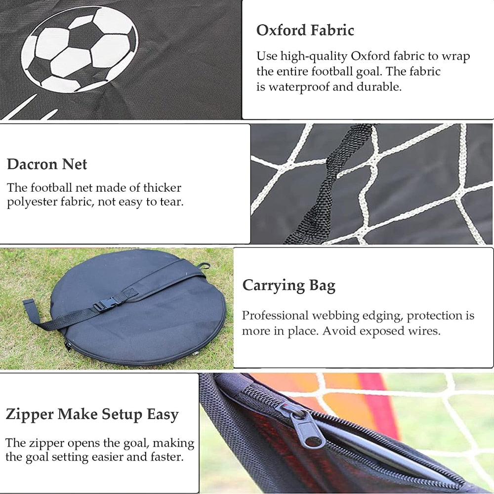 Portable Mini Soccer Goal Target Net Training Toy childrensterritory