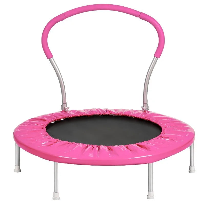 36-inch Kids' Metal Trampoline with Handles