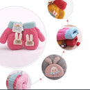 Cartoon Design Knitted Warm Gloves for Baby/Kids childrensterritory