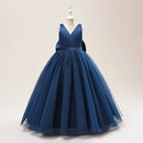 A-Line Back Big Bow First Communion Dresses for Girls