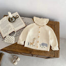 Round Neck Embroidery Design Sweater For Girls