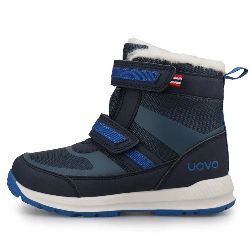 Kids Boys Outdoor Warm Long Snow Boots With Fur childrensterritory