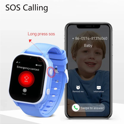 Kids 4G SOS GPS Smart Wristwatch with Camera childrensterritory