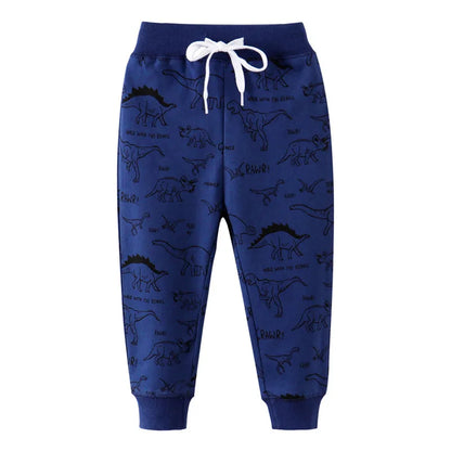 Kids Boys Full Length Animals Print Sweatpants childrensterritory
