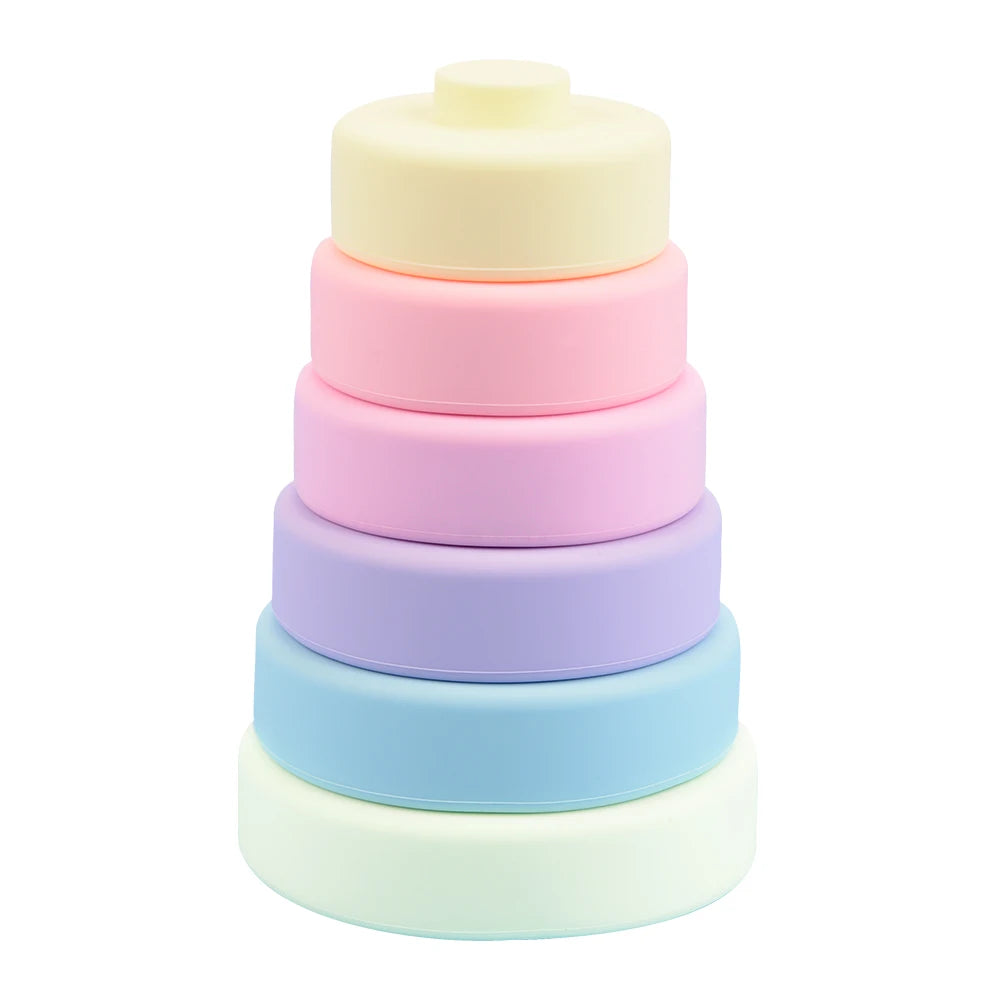 IQ-Enhanced Kids Silicone Building Block Toys