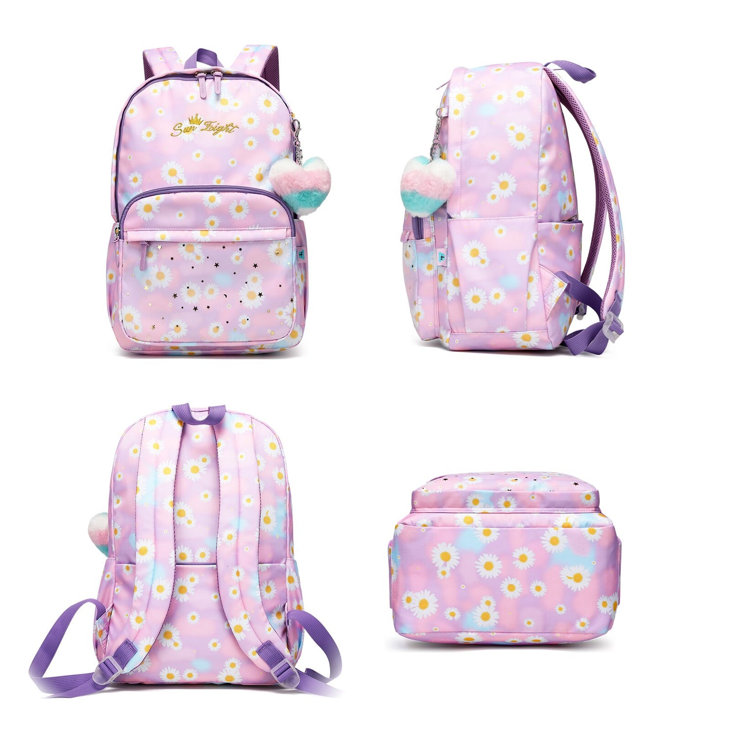 Multi-Pocket Gradual Kids Unisex Waterproof Backpack childrensterritory