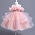 Sleeveless Flower Sequin Design Birthday Party Dresses For Girls childrensterritory