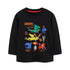 Cartoon DRAGONS Design Little Boys Long Sleeve T-shirts childrensterritory