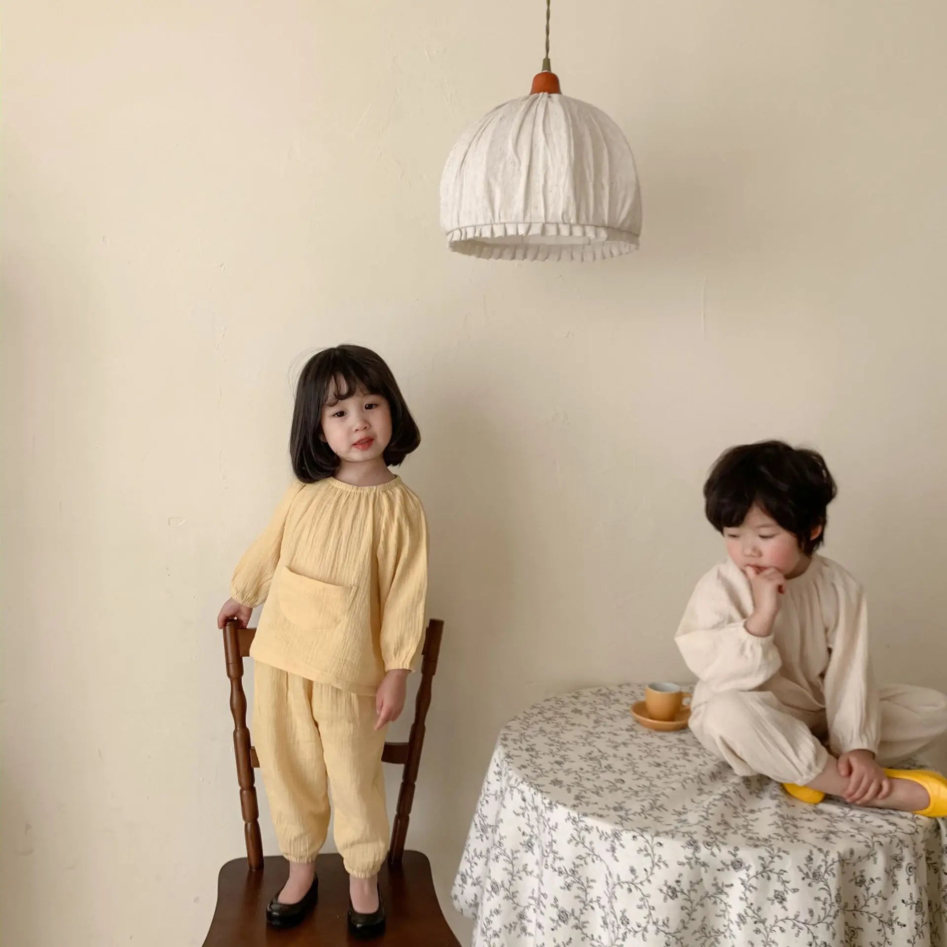 Baby/Kids 2pcs Long Sleeve Pajamas Suit for Boys/Girls
