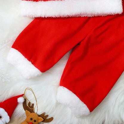 Long Sleeves Baby Christmas Clothing Set childrensterritory