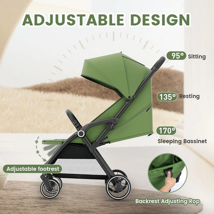 Lightweight High View Compact Travel Baby Stroller childrensterritory