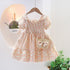 Kids Girls Floral Summer Princess Dress with Sling Bag childrensterritory