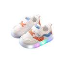 Kids Soft Soled Breathable Casual Led Sneakers childrensterritory