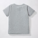 Kids Boys Cartoon Vehicles Print Cotton T-shirts for Summer childrensterritory