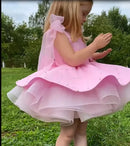 Kids Girls Pearls Decorating Puffy Wedding/Birthday Party Dresses childrensterritory