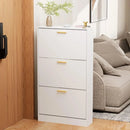 3-Flip Drawers Freestanding Shoe Rack for Home