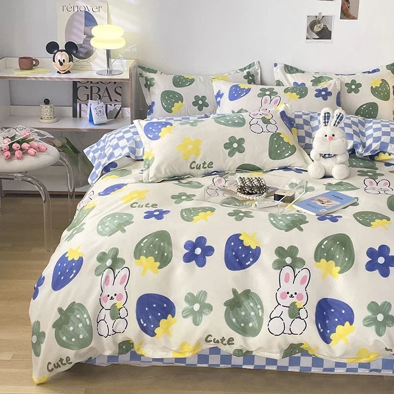 Kids Room Soft Cartoon Design Bedding Set childrensterritory