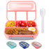 Leak-Proof Kids Lunch Box with 4 Compartments childrensterritory