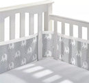 2pcs Breathable Baby Bed Bumper Cot Protector