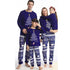 Cartoon Beer and Xmas Tree Print Family Matching Sleepwear Set childrensterritory