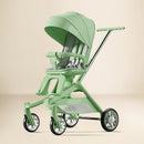 High View Portable Travel Stroller for Babies With 360°Swivel Seat