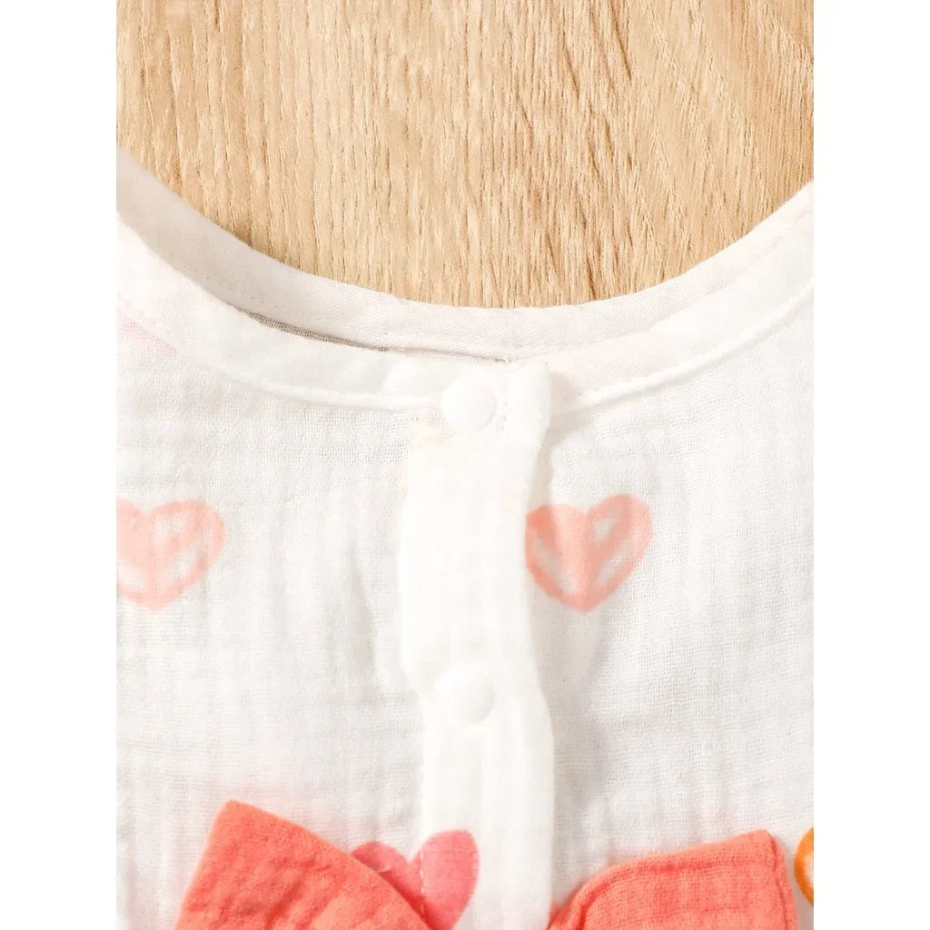 Baby Girl 2PCS Summer Cotton Dress +Hat Clothing Set childrensterritory
