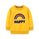 Kids Cartoon Print Long Sleeve Sweatshirts childrensterritory