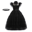 Wednesday Addams Kids Easter Halloween Party Costumes childrensterritory