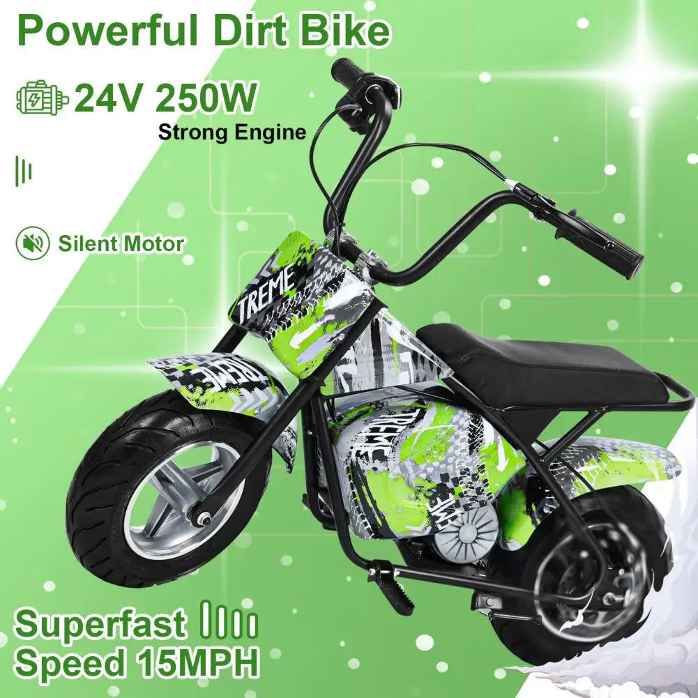 250W Off-Road Kids Electric Dirt Bike for Kids with 13.67MPH Speed childrensterritory