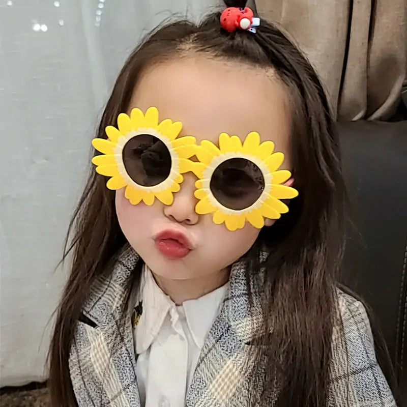 Baby Girls Boys Sunflower Sunglasses