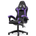 PU Leather Gaming Chair with Headrest and Lumbar Support childrensterritory