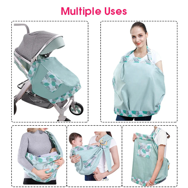 Comfortable Dual-Use Baby Wrap Carriers Up To 130 Lbs childrensterritory