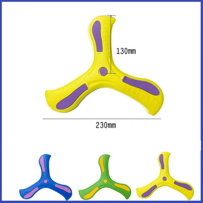 Outdoor Boomerang Soft Three-leaf Toy for Kids childrensterritory
