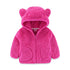 Toddler Boys Girls Warm Fleece Colorful Hoodies Jackets childrensterritory