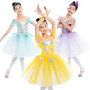 Little Girls' Ballet Dance Skirt Dress for Stage Performance childrensterritory