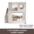 Solid Wooden Multifunctional Kids Bunk Beds with Ladder childrensterritory