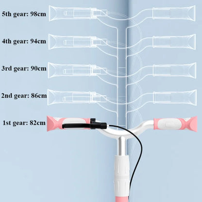 Kids Folding Kick Scooter with Dual Braking System childrensterritory