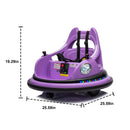 12V RC Ride on Bumper Car with LED Lights, Bluetooth childrensterritory