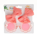 Toddler Girls' Sunflower Sunglasses and Hair Clips childrensterritory